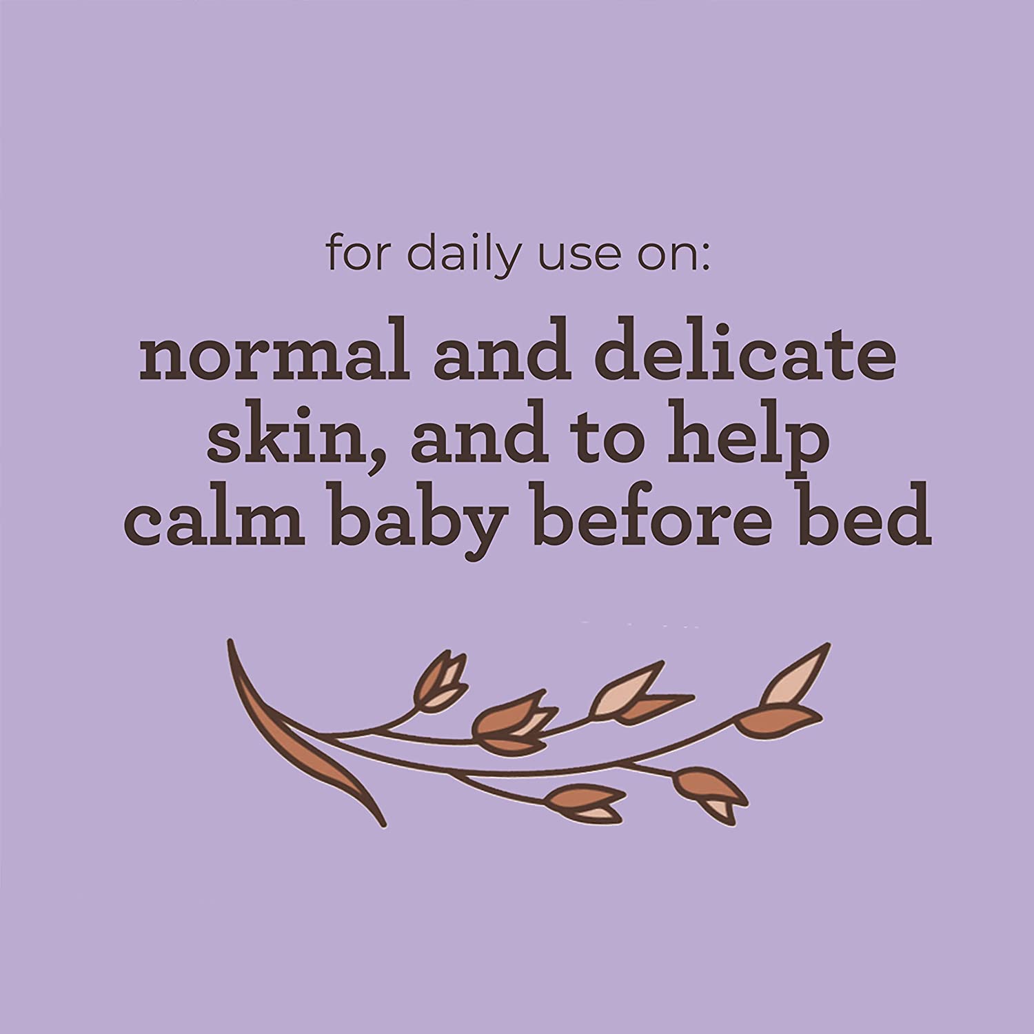 Aveeno Baby Calming Comfort Bath & Lotion Set, Night time Baby Skin Care Products with Natural Oat Extract, Lavender & Vanilla Scents, Paraben-Free, 2 Items - Image 4